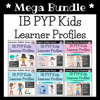 Preview of IB Learner Profile Activities & Bulletin Board Display (Digital & Printable)