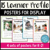 IB Learner Profile Attributes - Display Posters for the PY