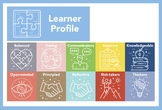 IB Learner Profile Attributes Square Posters