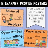 IB PYP Learner Profile Character Traits Posters