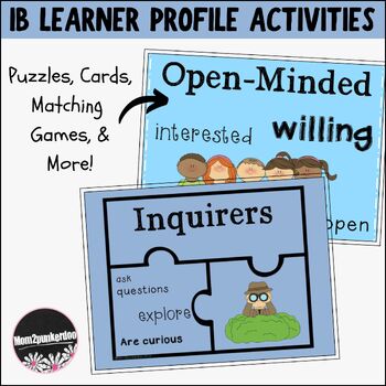 Preview of IB Learner Profile Character Traits Center Activities