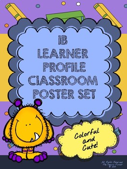 Preview of IB Learner Profile - Classroom Poster Set!