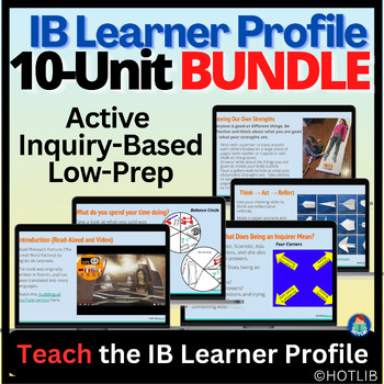 Preview of IB Learner Profile Lessons & Activities - Lesson Plans & Slides for PYP MYP DP
