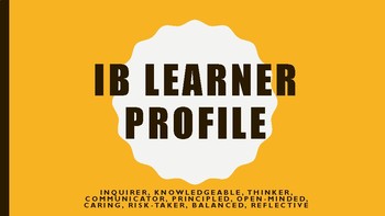 Preview of IB Learner Profile Posters - 7 Languages