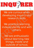 IB Learner Profile Posters