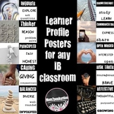 IB Learner Profile Posters for PYP, MYP and DP