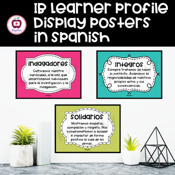 Preview of IB Learner Profile Spanish Display Posters for PYP, MYP & DP