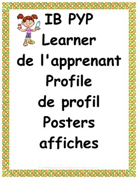 Preview of IB Learner Profile posters in ENGLISH and FRENCH (print out)