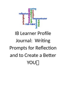 Preview of IB Learner Traits Profile Journal