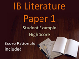 IB Literature Paper 1 Student Example: High Score Prose