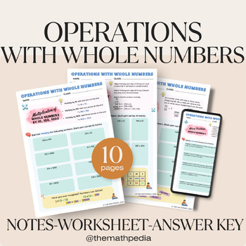 Preview of IB MYP-1 | Operation with Whole Numbers | Multiplication and Division | Day - 2