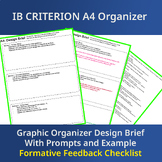 IB MYP A4 Design Brief with Checklist and Example