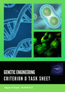 Preview of IB MYP Biology Genetic Engineering Criterion D Task sheet