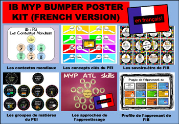 Preview of IB MYP Bumper Poster Kit
