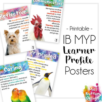 Preview of IB Learner Profile Posters