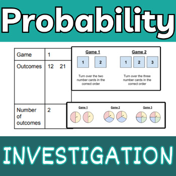 Preview of IB MYP Maths (Criterion B) - Probability Investigation