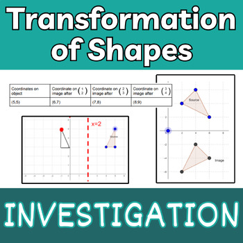 Preview of IB MYP Maths (Criterion B) - Shape Transformations Investigation