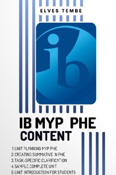 Preview of IB MYP PHE CONTENT: A Comprehensive Guide for Teachers