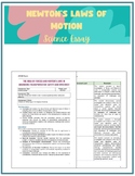 IB MYP Physics: Newton's Laws of Motion/Science Essay Criterion D