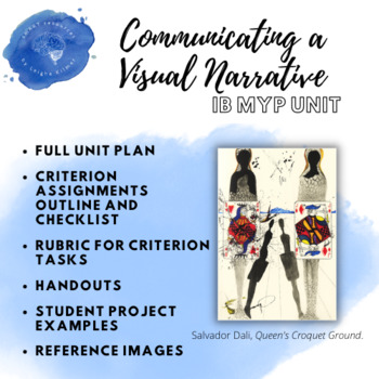 Preview of IB MYP Visual Arts Unit: Communicating a Visual Narrative featuring Dali