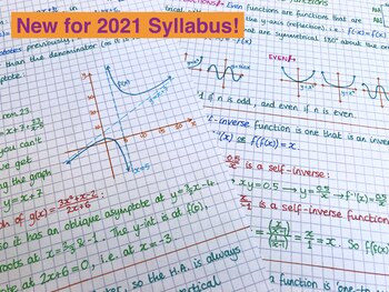 IB Math Analysis & Approaches HL Notes - Unit 2 Functions by Jack