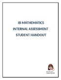 IB Math Internal Assessment (IA) Student Handout