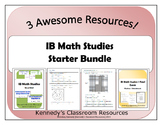 IB Math Studies 1 Starter Bundle - Assessments and Word Wall