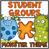 Pick a Partner Student Grouping Monsters
