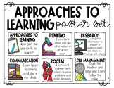 IB PYP Approaches to Learning Posters - Black and White Set