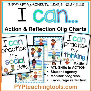 Preview of IB PYP Approaches to Learning Skills Assessment Clip Chart for Early Years