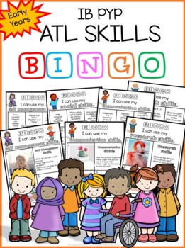 Preview of IB PYP Approaches to Learning Skills Bingo for Little Kids