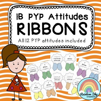 Preview of IB PYP Attitude Ribbons - Set for Teachers