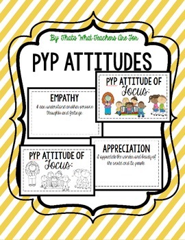 Preview of IB PYP Attitudes