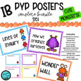 IB PYP Class Poster Set Room Decor Learner Profile Back to