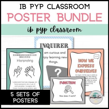 Preview of IB PYP Classroom Posters Bundle