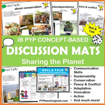 Preview of IB PYP Concept Discussion Mats for Sharing the Planet