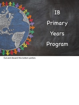 Preview of IB PYP Elements Flip Book