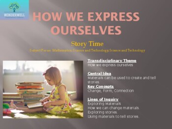 Preview of IB PYP – HOW WE EXPRESS OURSELVES – STORY TIME - PLANNER & RESOURCES
