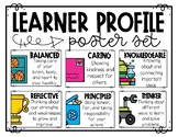 IB PYP Learner Profile Posters - Black and White Set