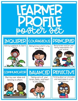 Ib Pyp Learner Profile Posters Colorful Brights By Megan Schreiber
