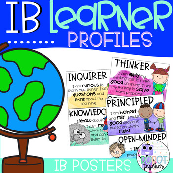 Preview of IB PYP Learner Profile Posters (Watercolor)
