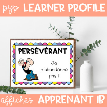 Preview of IB PYP Learner Profile Posters in French | Profil de l'apprenant