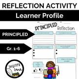 Learner Profile Reflection Writing Activity PRINCIPLED Soc