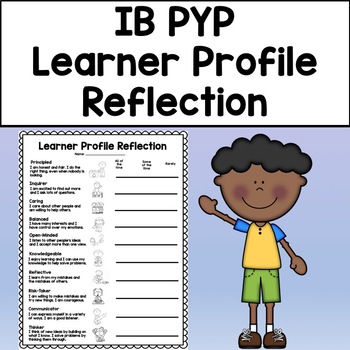 Preview of IB Reflection Sheet (PYP Learner Profile Reflection)