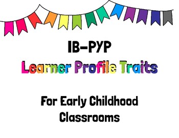 Preview of IB PYP Learner Profile Trait Definition Cards