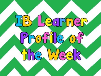 Preview of IB PYP Learner Profile Trait of the Week