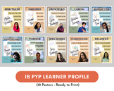 IB PYP Learner Profile posters, boho theme, Influential Yo