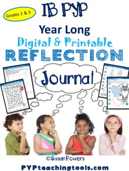 Preview of IB PYP Reflection Journal for Grades 2 & 3