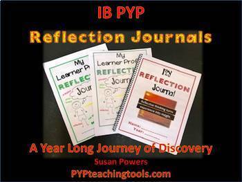 Preview of IB PYP Year Long Reflection Journals  BUNDLE