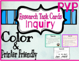 IB PYP Research ATL Task Cards Color and Print Friendly